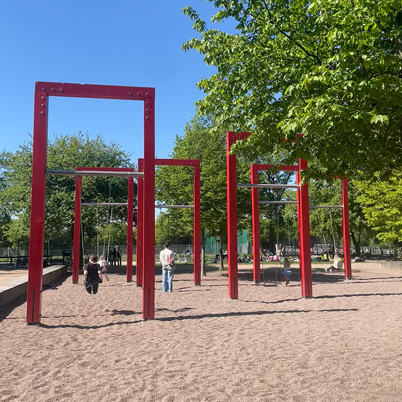 Den franske legeplads i Fælledparken