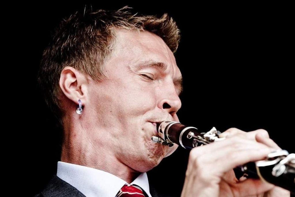 Chris Tanner på fløjte - Jazz festival